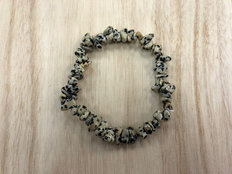Pulsera chip Jaspe Dalmata